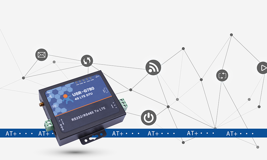 4G DTU透?jìng)鹘K端_蜂窩網(wǎng)絡(luò)無(wú)線透明傳輸設(shè)備AT指令