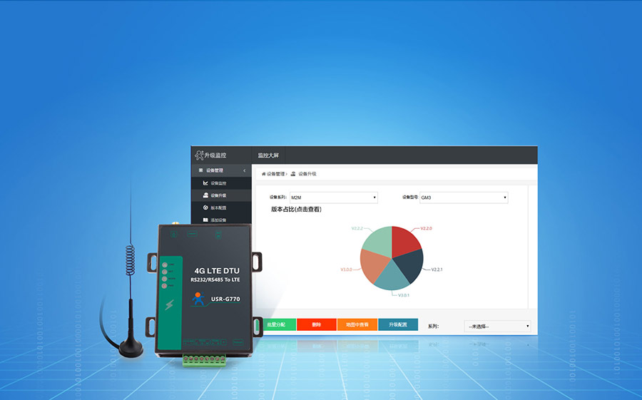 高性價比4G DTU的遠(yuǎn)程升級
