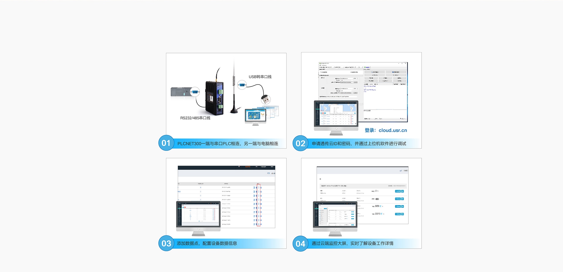 單串口工業(yè)PLC云網(wǎng)關(guān)操作簡單，使用方方便